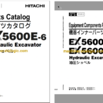 Hitachi EX5600-6,EX5600E-6 Hydraulic Excavator Full Parts Catalog
