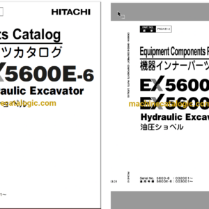 Hitachi EX5600-6,EX5600E-6 Hydraulic Excavator Full Parts Catalog