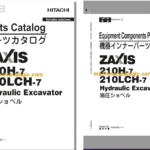 Hitachi ZX210H-7, ZX210LCH-7 (TURKEY Spec.) Hydraulic Excavator Full Parts Catalog