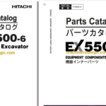 Hitachi EX5500-6 Hydraulic Excavator Full Parts Catalog