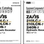 Hitachi ZX210LC-7, ZX210LCN-7, ZX240N-7 Hydraulic Excavator Full Parts Catalog