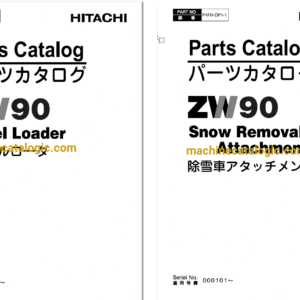 Hitachi ZW90 Wheel Loader Full Parts Catalog Hitachi ZW90 Wheel Loader INDEX: