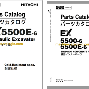 Hitachi EX5500E-6 Electric Excavator Full Parts Catalog