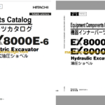 Hitachi EX8000E-6 Electric Excavator Full Parts Catalog Hitachi EX8000E-6 Electric Excavator NDEX: