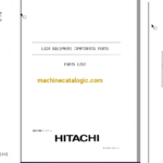 Hitachi LX30 Wheel Loader Full Parts and Engine Parts Catalog