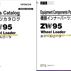 Hitachi ZW95 Wheel Loader Full Parts Catalog