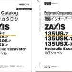 Hitachi ZX135US-7,135USK-7,135USOS-7,135USX-7 Hydraulic Excavator Full Parts Catalog