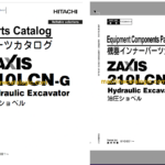 Hitachi ZX210LCN-G Hydraulic Excavator Full Parts Catalog
