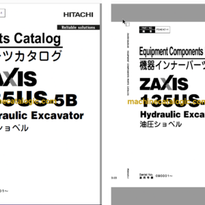 Hitachi ZX135US-5B Hydraulic Excavator Full Parts Catalog