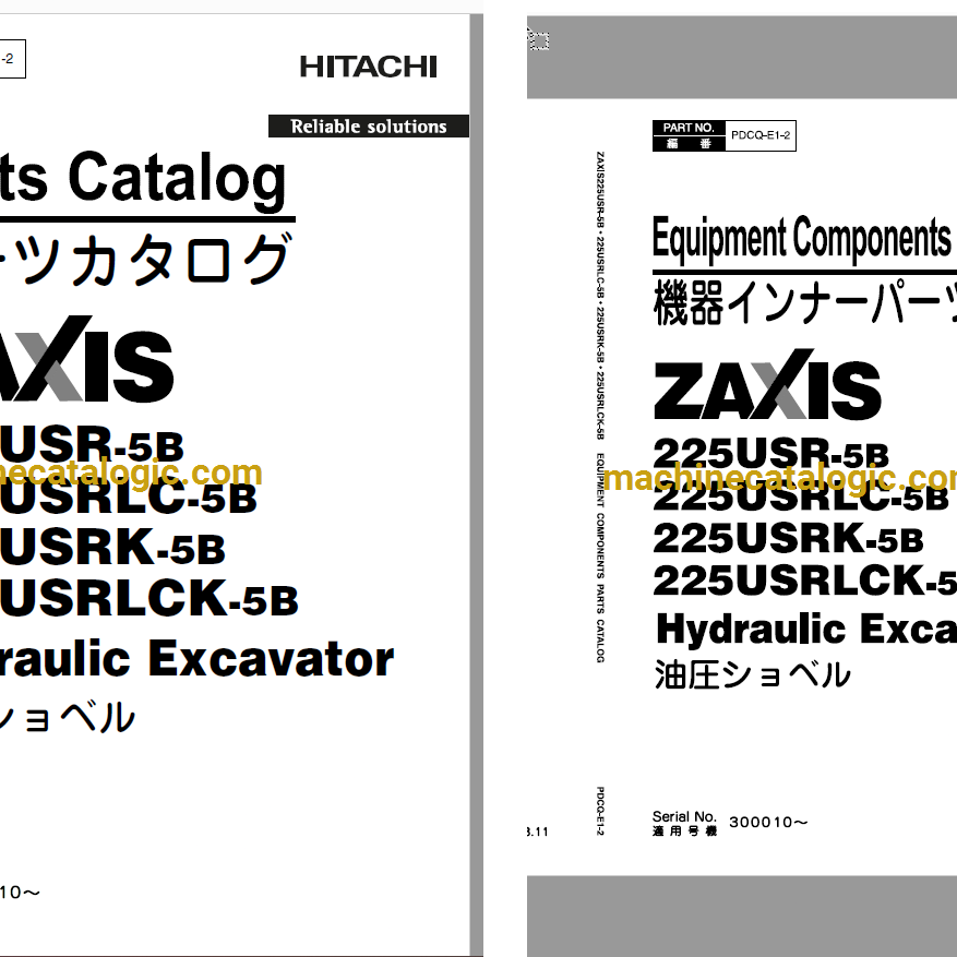 堅実な究極の Hitachi ZX225USR-5B,ZX225USRLC-5B,ZX225USRK-5B,ZX225USRLCK ピアス