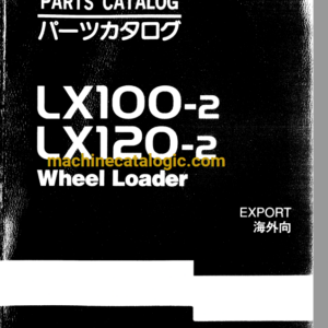 Hitachi LX100-2,LX120-2 Wheel Loader Parts Catalog