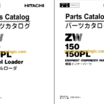 Hitachi ZW150,ZW150PL Wheel Loader Full Parts Catalog