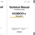 Hitachi EX3600-5 Excavator Technical and Workshop Manual