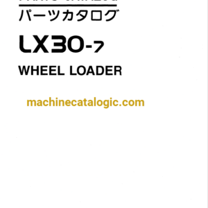 Hitachi LX30-7 Wheel Loader Full Parts Catalog