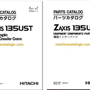 Hitachi ZX135UST Telescopic Crawler Crane Full Parts Catalog