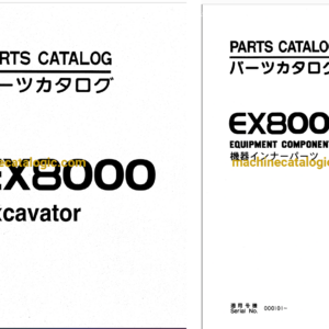 Hitachi EX8000 Excavator Full Parts Catalog