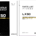 Hitachi LX50 Wheel Loader Full Parts Catalog