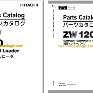 Hitachi ZW120 Wheel Loader Full Parts Catalog