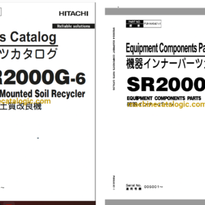 Hitachi SR2000G-6 Track Mounted Soil Recycler Full Parts Catalog