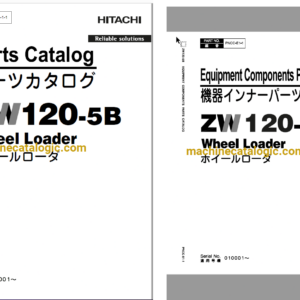 Hitachi ZW120-5B Wheel Loader Full Parts Catalog