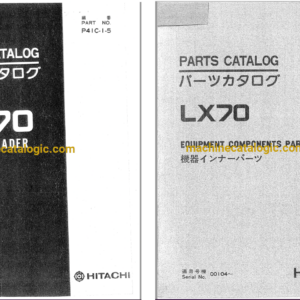 Hitachi LX70 Wheel Loader Full Parts Catalog