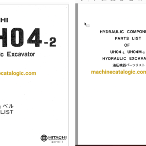 Hitachi UH04-2, UH04M-2 Hydraulic Excavator Full Parts Catalog