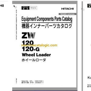 Hitachi ZW120-G Wheel Loader Full Parts and Engine Parts Catalog