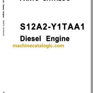 Hitachi S12A2-Y1TAA1 Mitsubishi Diesel Engine Parts Catalog