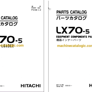 Hitachi LX70-5 Wheel Loader Full Parts Catalog