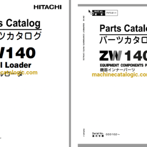 Hitachi ZW140 Wheel Loader Full Parts Catalog