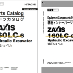 Hitachi ZX160LC-6 Hydraulic Excavator Full Parts Catalog