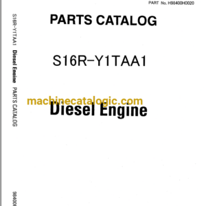 Hitachi S16R-Y1TAA1 Diesel Engine Parts Catalog