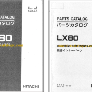 Hitachi LX80 Wheel Loader Full Parts Catalog