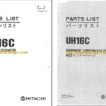 Hitachi UH16C Hydraulic Excavator Full Parts Catalog