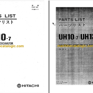 Hitachi UH10-7,123 Hydraulic Excavator Full Parts Catalog