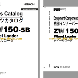 Hitachi ZW150-5B Wheel Loader Full Parts Catalog