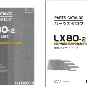 Hitachi LX80-2 Wheel Loader Full Parts Catalog