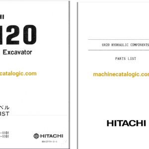 Hitachi UH20 Hydraulic Excavator Full Parts Catalog