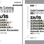 Hitachi ZX225USR-7 Hydraulic Excavator Full Parts Catalog