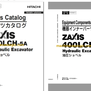 Hitachi ZX400LCH-5A Hydraulic Excavator Full Parts Catalog