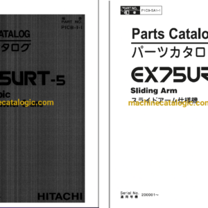 Hitachi EX75URT-5 Telescopic Crawler Crane Full Parts Catalog