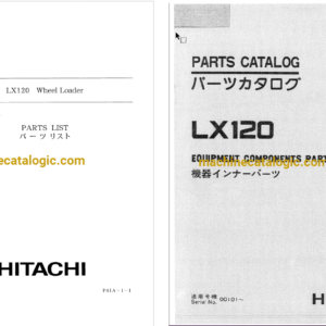 Hitachi LX120 Wheel Loader Full Parts Catalog