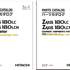 Hitachi ZX180LC, ZX180LCN Excavator Full Parts Catalog