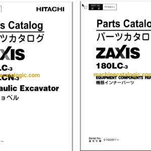 Hitachi ZX180LC-3 Hydraulic Excavator Full Parts Catalog