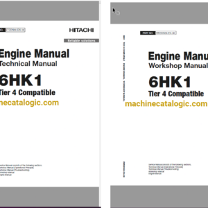 Hitachi 6HK1 Tier 4 Compatible Technical and Workshop Engine Manual