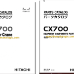 Hitachi CX700 Crawler Crane Full Parts Catalog