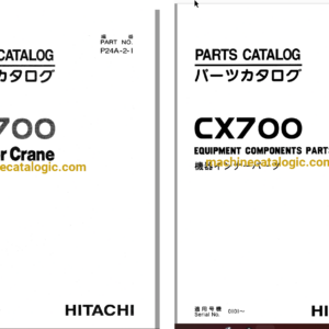 Hitachi CX700 Crawler Crane Full Parts Catalog