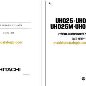 Hitachi UH025,UH025M,UH031,UH031M Hydraulic Excavator Full Parts Catalog