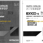 Hitachi EX100-5, EX100M-5, EX100-5E Excavator Full Parts Catalog