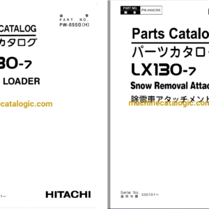 Hitachi LX130-7 Wheel Loader Full Parts Catalog